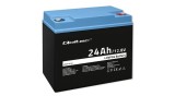 Baterie Qoltec LiFePO4 12.8V | 24Ah | 307.2Wh | BMS | PV, UPS, RV, Barcă