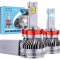 Becuri LED Auto H8 / H11 AutoREY&reg; SUPER CSP, Iluminare 360&deg; pentru fiecare bec! Cu cipuri CSP 6000K Alb Rece, 136W 30.000LM Canbus, fara eroare de bec