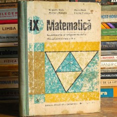 Matematică, Geometrie și Trigonometrie - Manual pentru clasa a IX-a - Augustin Coța foto