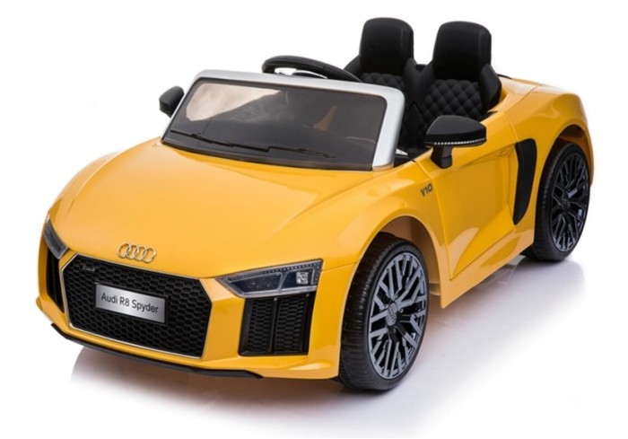 Masinuta electrica Audi R8, galben Masinuta electrica Audi R8, galben