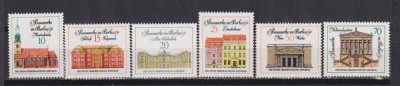 GERMANIA DEMOCRATA CLADIRI 1971 MI 1661-1666 MNH foto