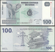 = CONGO - 100 FRANCS - 2007 - UNC = foto