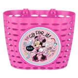 Cos Bicicleta Copii Disney Minnie Mouse, 20x13x13cm, PVC, Prindere Ghidon - Accesorii Bicicleta Fete