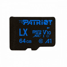 Card de memorie Patriot LX A1 Series MicroSDXC V10 64GB Clasa 10 UHS-I foto