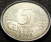 Moneda 5 CENTAVOS - BRAZILIA, anul 1994 * cod 1295, America Centrala si de Sud