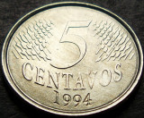 Cumpara ieftin Moneda 5 CENTAVOS - BRAZILIA, anul 1994 * cod 1295, America Centrala si de Sud