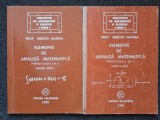 ELEMENTE DE ANALIZA MATEMATICA PENTRU CLASA A XII-A - Ganga (2 vol)