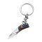 Cutit pliabil, tip breloc, lama 2 cm, inox, multifunctional