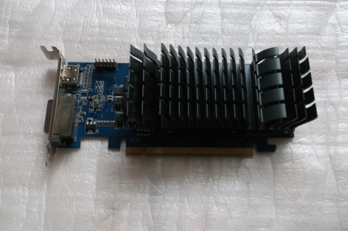 Placa video ASUS GeForce 210 silent 1GB DDR3 64-bit low profile
