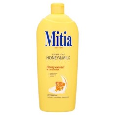 Rezerva Sapun Lichid MITIA Honey&amp;Milk, 1L, cu Miere si Lapte, Bidon Rezerva Sapun Lichid 1L, Rezerve de Sapun Lichid, Rezerve de Sapunuri Lichide, Rez