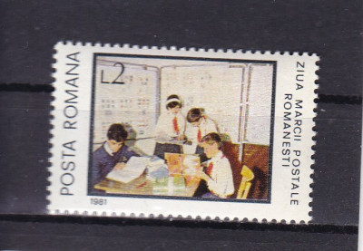 ROMANIA 1981 LP 1044 ZIUA MARCII POSTALE ROMANESTI MNH foto