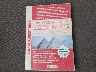 GHID DE PREGATIRE PENTRU BACALAUREAT 2010 M1+M2 ED SIGMA foto