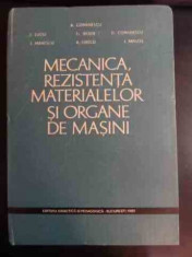 Mecanica Rezistenta Materialelor Si Organe De Masini - A.comanescu I.suciu Fr.weber D.comanescu I.manescu,541988 foto