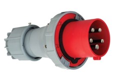 Fisa stecher 5 poli 3P+N+E 125A montaj pe cablu 6h 380V IP67 trifazic CEE mobil