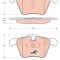 TRW GDB1684 COTEC set placute frana,frana disc