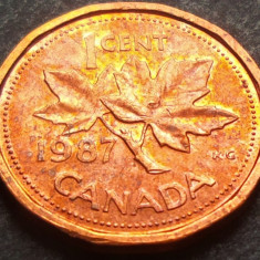 Moneda 1 CENT - CANADA, anul 1987 * cod 3319