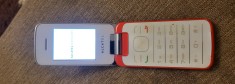 Telefon Clapeta Dame Alcatel 2010D Rosu Liber retea Livrare gratuita! foto