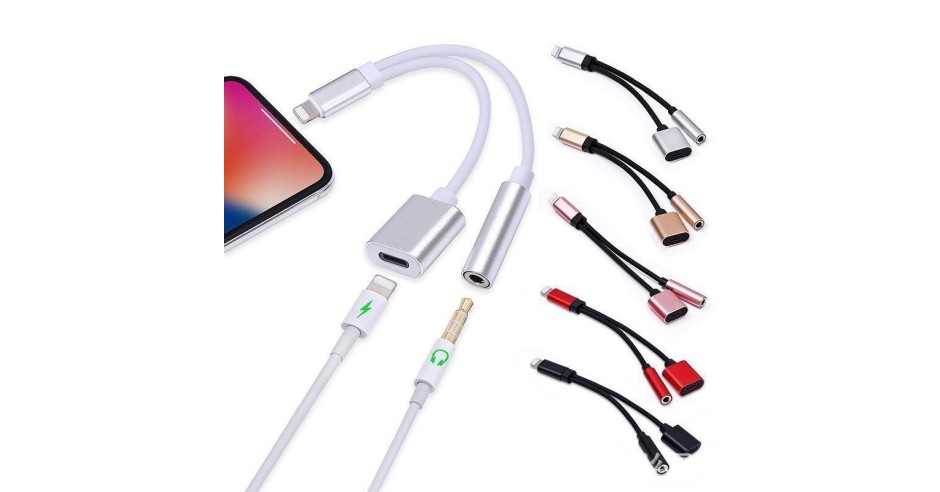 Convertor Lightning - Jack 3.5mm/Lightning, Incarcare + Audio - Negru ...