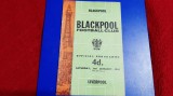 Program Blackpool FC - Liverpool