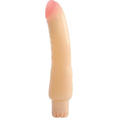 Vibrator Burst, Multispeed, PVC, Natural, 25 cm
