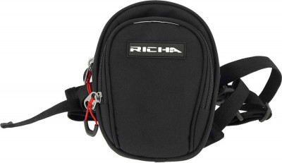 Geanta Moto Picior Richa Upper Leg Bag, Negru foto