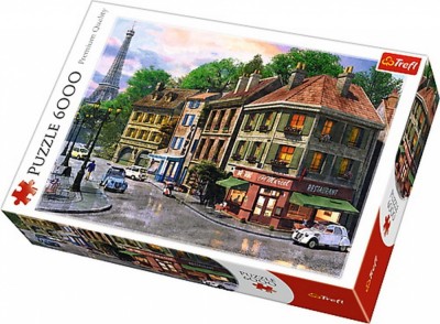 Puzzle trefl 6000 strazile parisului foto