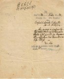 A4276N Divizia 3, Serviciul Sanitar, adeverință dată către Corpul II Armată, Serviciul Sanitar, 1923