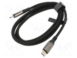 Cablu USB 2.0 USB C VENTION 1,2m 100W nichelat