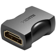 Conector video Vention, HDMI(M) la HDMI(M), rezolutie maxima 4K la 60Hz, conectori auriti, cupla, invelis PVC, negru, &amp;quot;AIRB0&amp;quot; (timbru verde