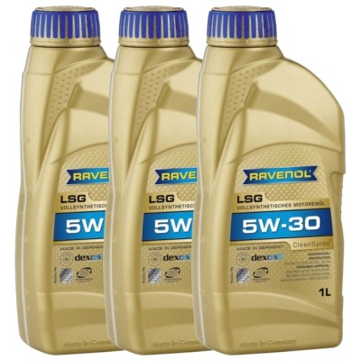 Pachet 3 litri ulei Ravenol Longlife LSG 5W30 foto