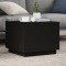 Gossi masuta de cafea cu lumini led, negru, 50x50x40 cm