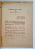 COLINDELE RELIGIOASE LA ROMANI de AL. ROSETTI, Editia 1919, 79 pagini, Coperta brosata, Extras