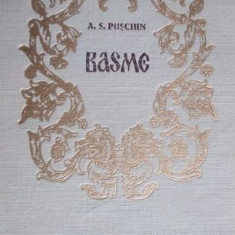 A.S. Puskin - Basme (Cartea Rusa, 1953) ilustratii A. Demian trad. Adrian Maniu