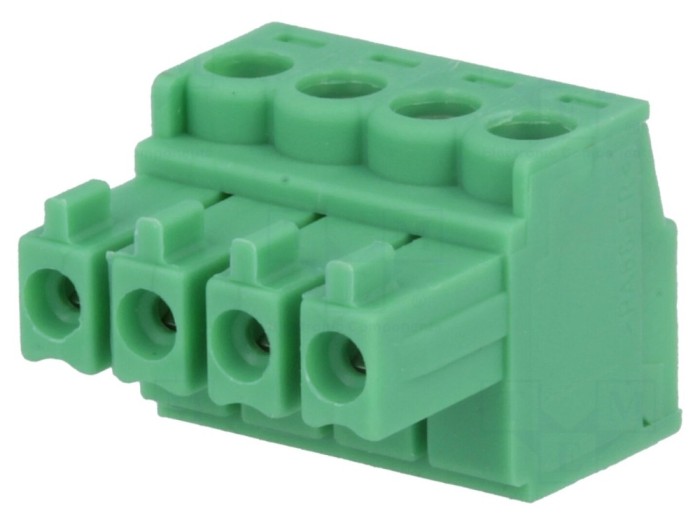Conector regletă deconectabilă 3,5mm 4 piste
