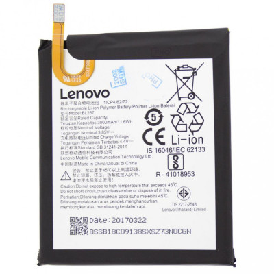 Acumulator OEM Lenovo Vibe K6, BL267 foto