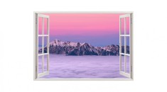 Autocolant decorativ, Fereastra, Natura si peisaje, Multicolor, 85 cm, 2527ST foto