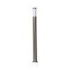 Lampa Gradina Erste Ares Crom, 1xE27, 60W, IP44, Inox+Plastic, 1110mm, Alb - Felinar Exterior Rezistent