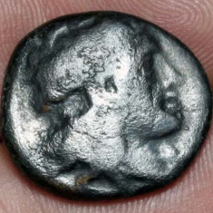 Moneda antica obol, Ptolemeu II, Philadelphus, 285-246 I. E. N, bronz