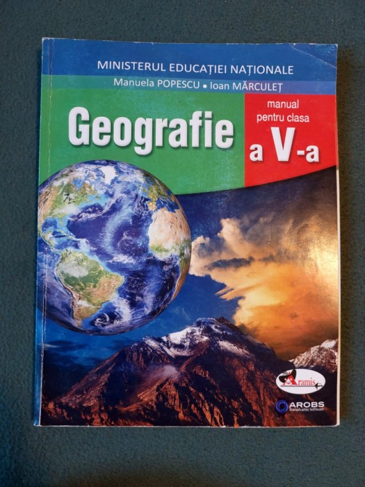 Geografie, manual clasa a V-a + CD