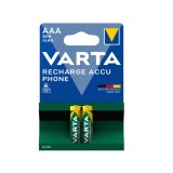 Set 2 baterii reincarbaile VARTA T398, AAA, 800 mAh, 58398101402, pentru telefoane fara fir