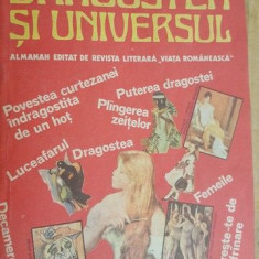 Dragostea si universul Almanah editat de revista literar&#259; Via&#355;a Rom&#226;neasc&#259; 1981