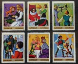 BC292, Ajman 1971, serie picturi, povesti Grimm
