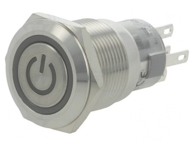 Comutator Anti-Vandalism SPDT 0,5A/220VAC 1A/24VDC foto