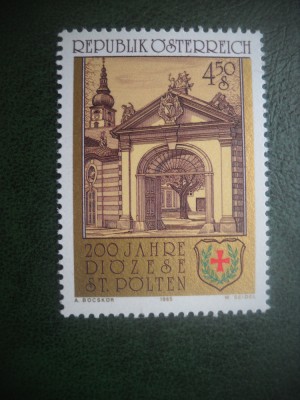 HOPCT TIMBRE MNH 717 DIOCLEZA SF POLTEN 200 ANI1985 -1 VAL AUSTRIA foto