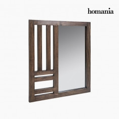 Oglinda Lemn mindi (70 x 3 x 80 cm) by Homania foto
