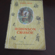 ROBINSON CRUSOE - DANIEL DEFOE, 1954 ilustratii Jean Granville