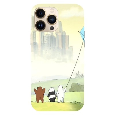 Husa compatibila cu Apple iPhone 15 Pro Max model The Three Bears kiting, Silicon, TPU, Viceversa foto