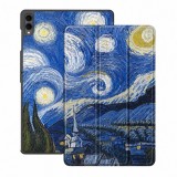 Husa pentru Samsung Galaxy Tab S12 Ultra / Tab S11 Ultra, Techsuit, FoldPro Starry Night, Multicolor
