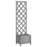 Cumpara ieftin Jardiniera cu spalier, 40x30x135 cm, lemn masiv de brad