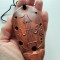 DD- Ocarina de lut, Romania, motiv decorativ vioara, 8 orificii, 11 cm